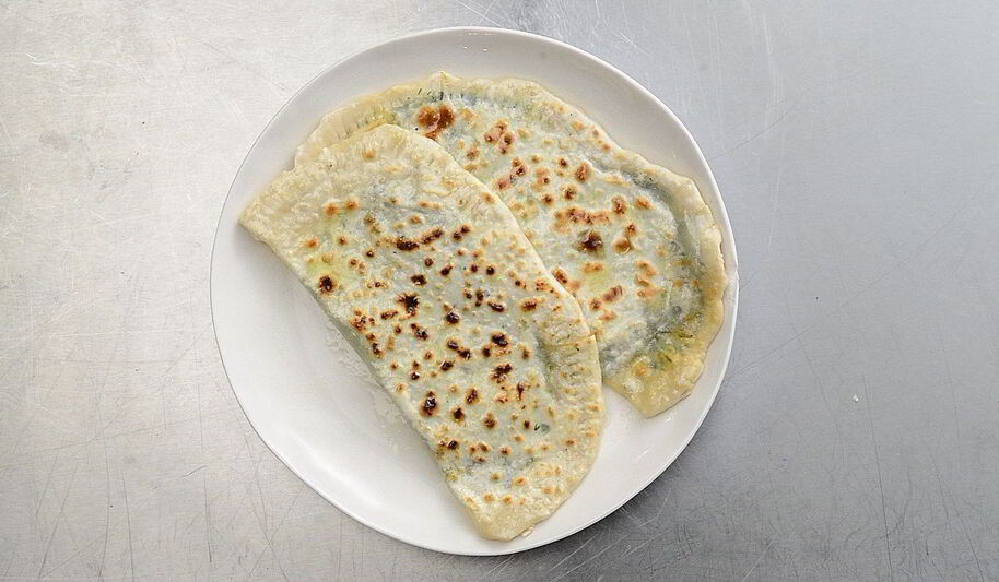 Рецепт кутабов с зеленью