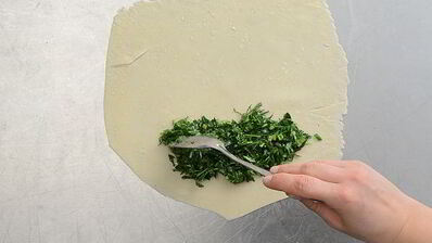 кутабы с зеленью