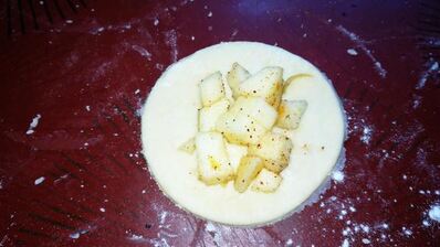 пирожки из сырного теста