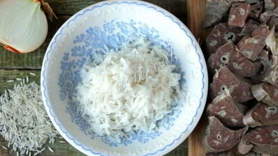 пирожки печеные с легким и рисом