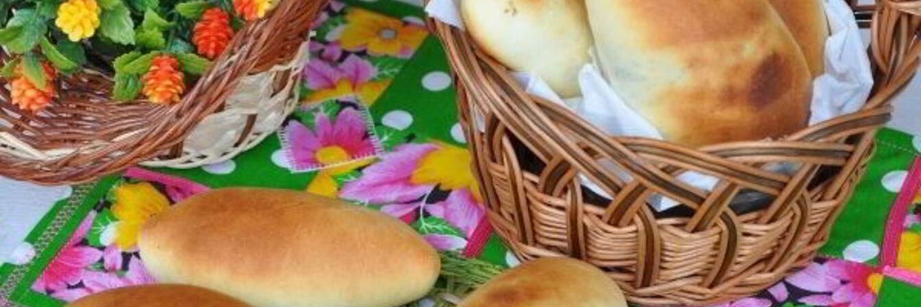 Пирожки с говяжьей печенью и капустой