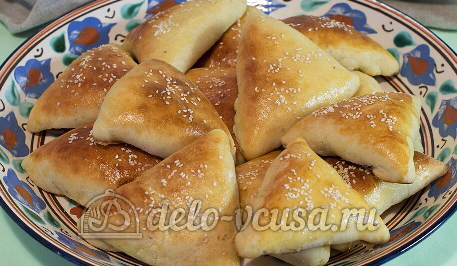 Рецепт пирожков с капустого и яйцома в духовке