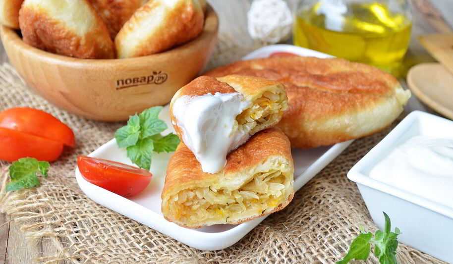 Рецепт пирожков с капустой