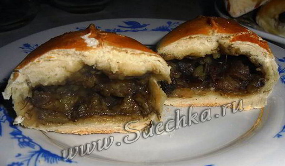 Рецепт пирожков с картофелем и грибами