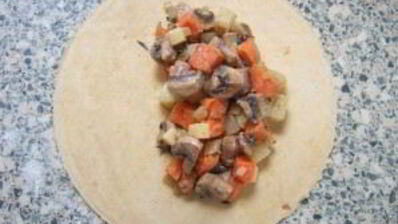 пирожки с картофелем и шампиньонами