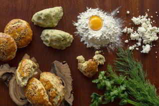 Пирожки с квашеной капустой