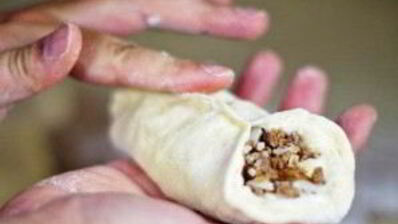 пирожки с мясом и рисом