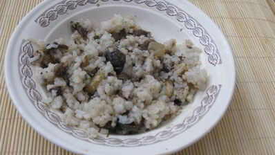 пирожки с рисом и грибами