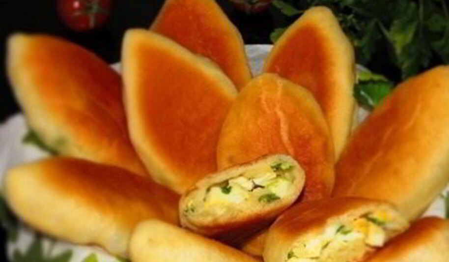 Рецепт пирожков с рисом и яйцом
