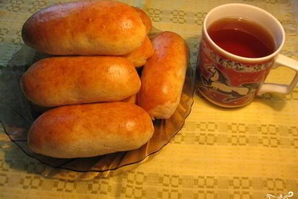 Пирожки с сосиской в духовке