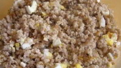 пирожки с яйцом и мясом