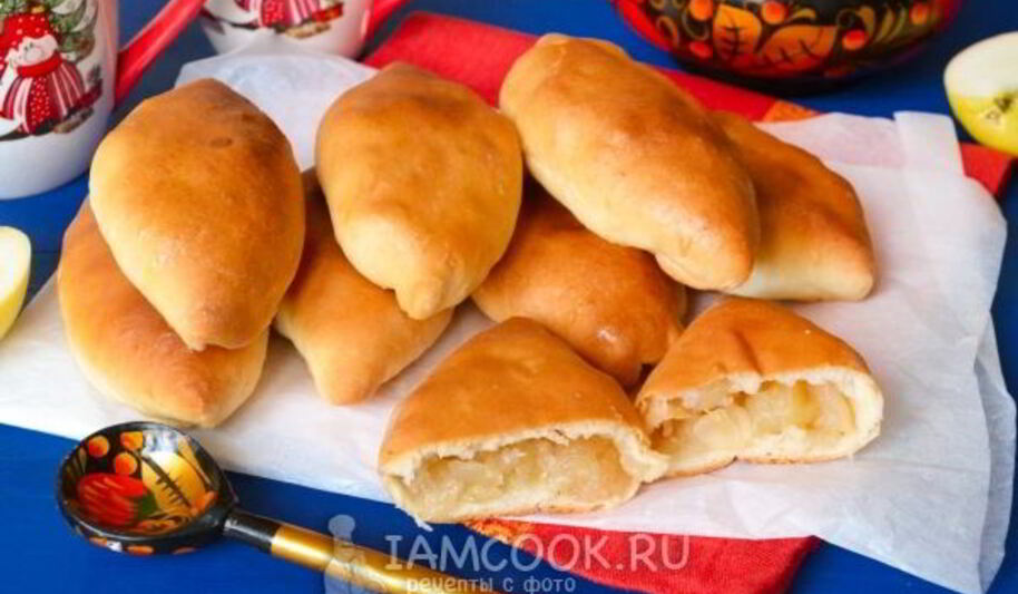 Рецепт постных пирожков с яблоками