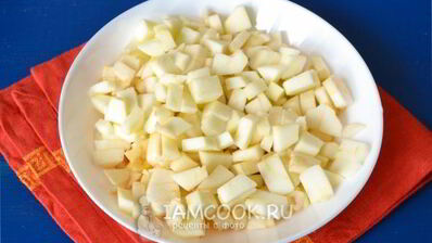 постные пирожки с яблоками