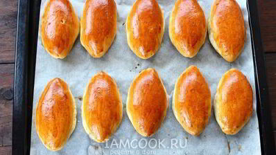 сдобные пирожки с яблоками в духовке