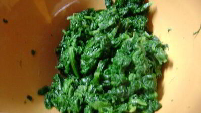 творожно-сырные пирожки со шпинатом