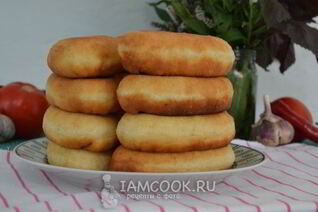 Жареные пирожки с яйцом и рисом