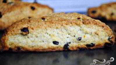 апельсиново-смородиновые пирожные