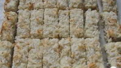 кокосовые пирожные с орехами