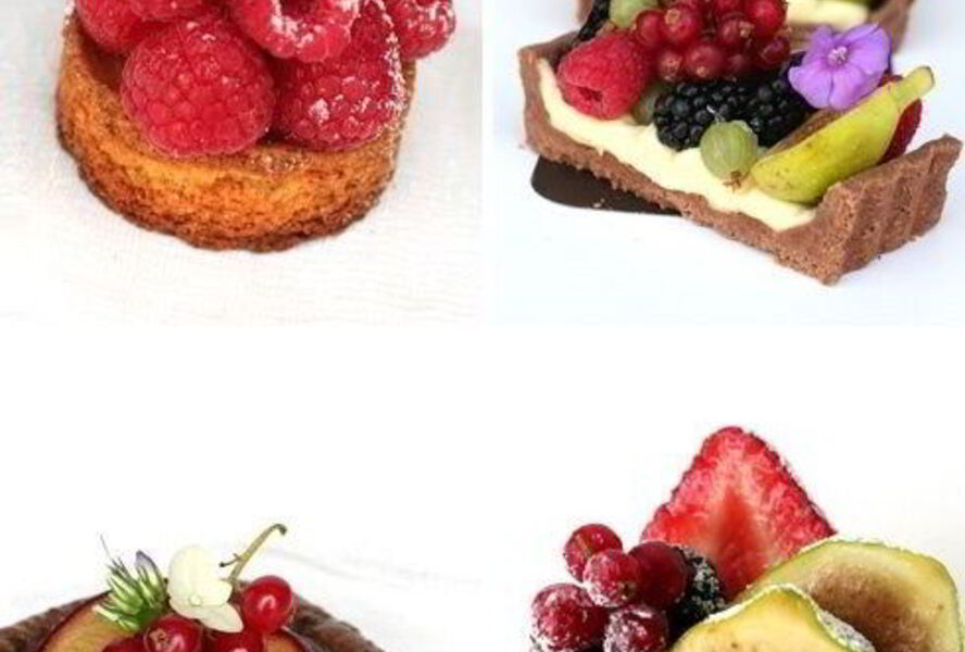 Малиновые пирожные