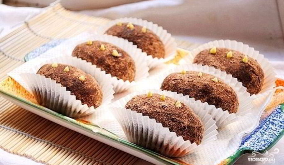 Рецепт мини-пирожных картошка