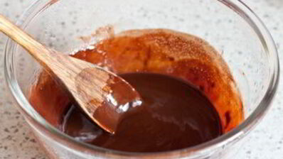 мраморные брауни с сырно-черничной прослойкой