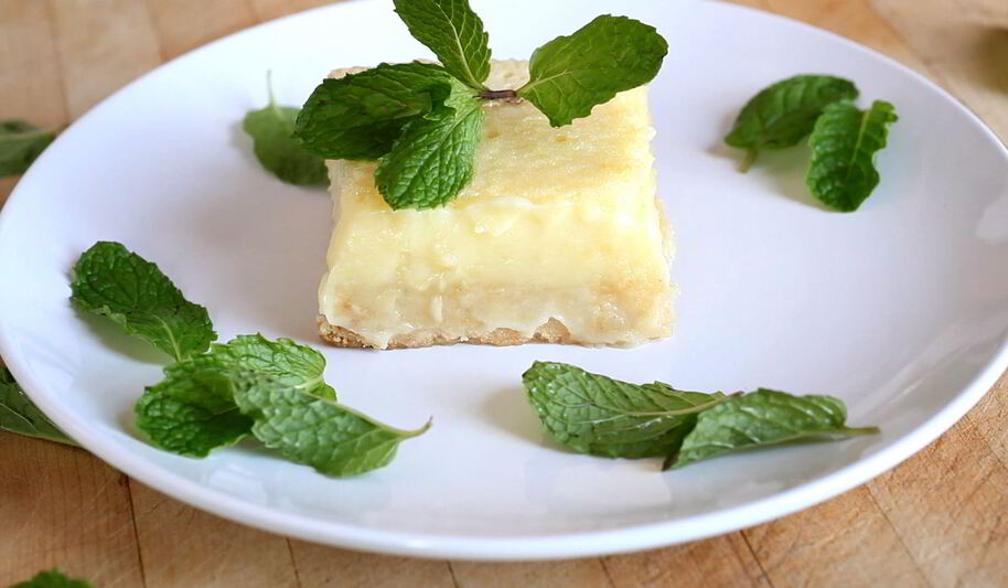 Рецепт песочного пирожного с лимонной начинкой