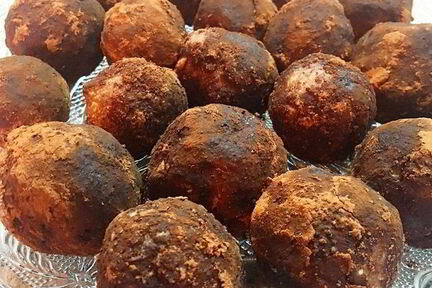 Пирожное картошка из сушки