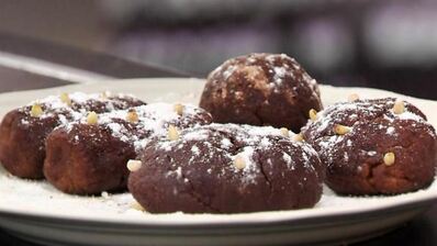 пирожное картошка с кедровыми орешками