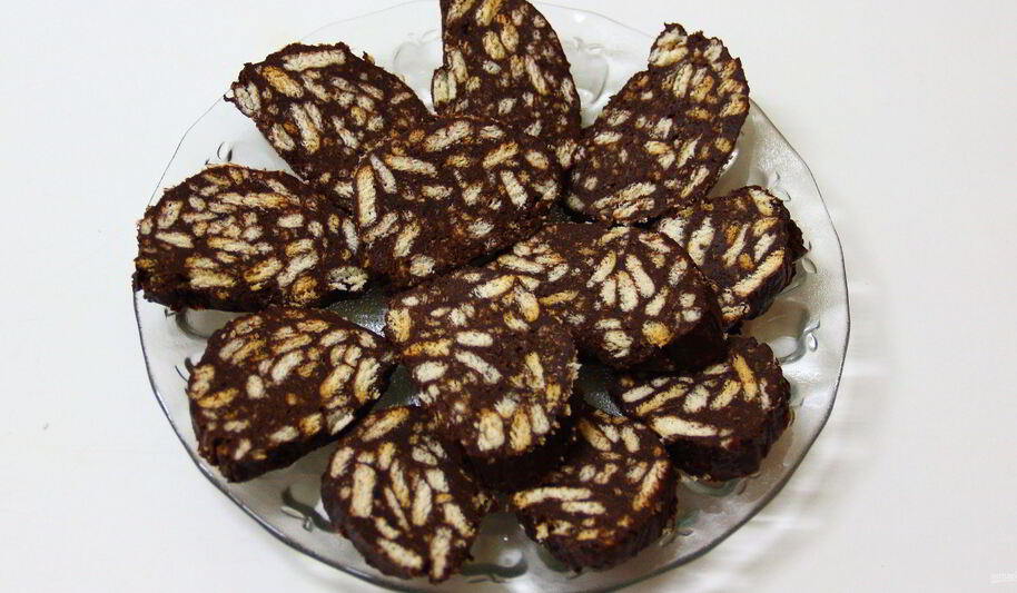 Рецепт пирожного колбаска