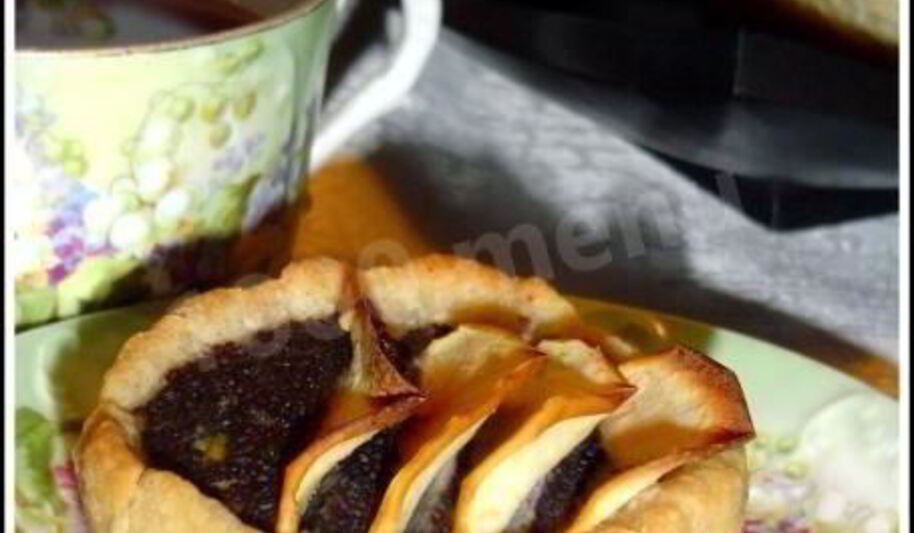 Рецепт пирожного с маково-яблочной начинкой