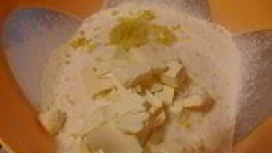 пирожные лимонные квадратики