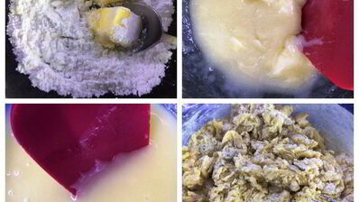 пирожные маковые с кофейным кремом