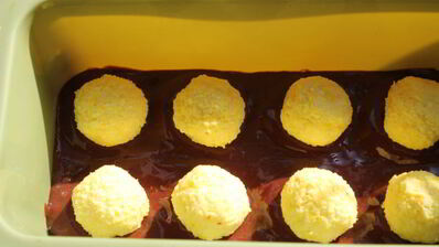 шоколадное пирожное сюрприз