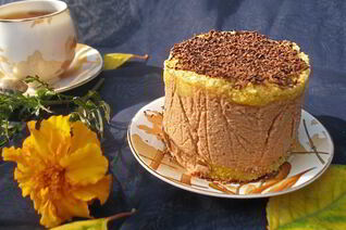 Тыквенно-шоколадные пирожные