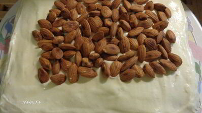 тыквенные пирожные с миндалем и соленой карамелью