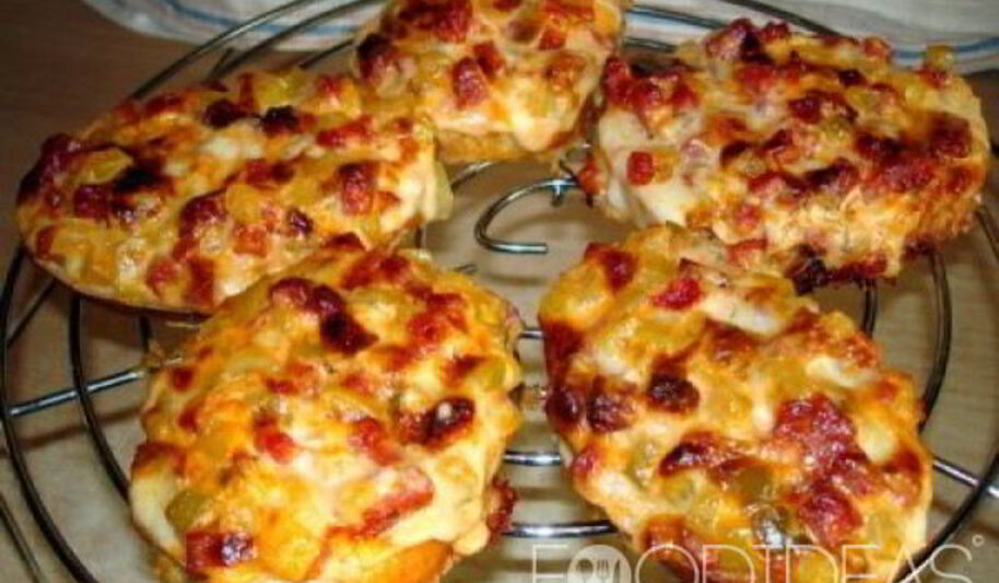 Рецепт мини-пиццы из булочек