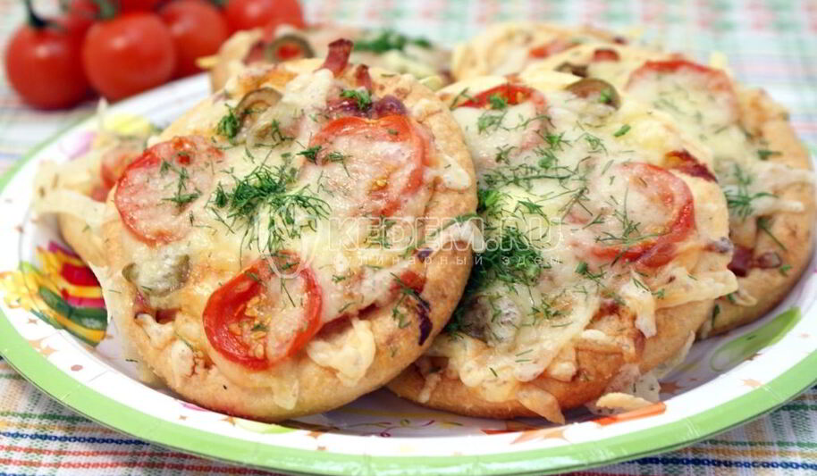 Рецепт мини-пицц