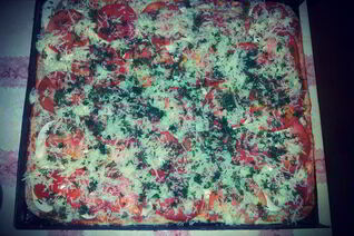 Пицца с грибами