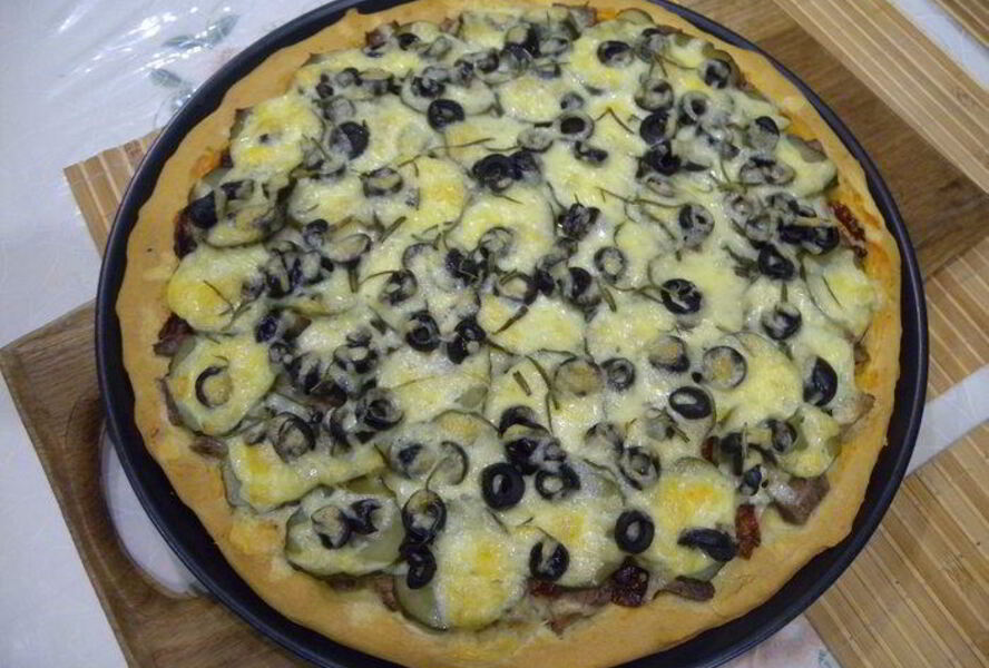 Пицца без дрожжей