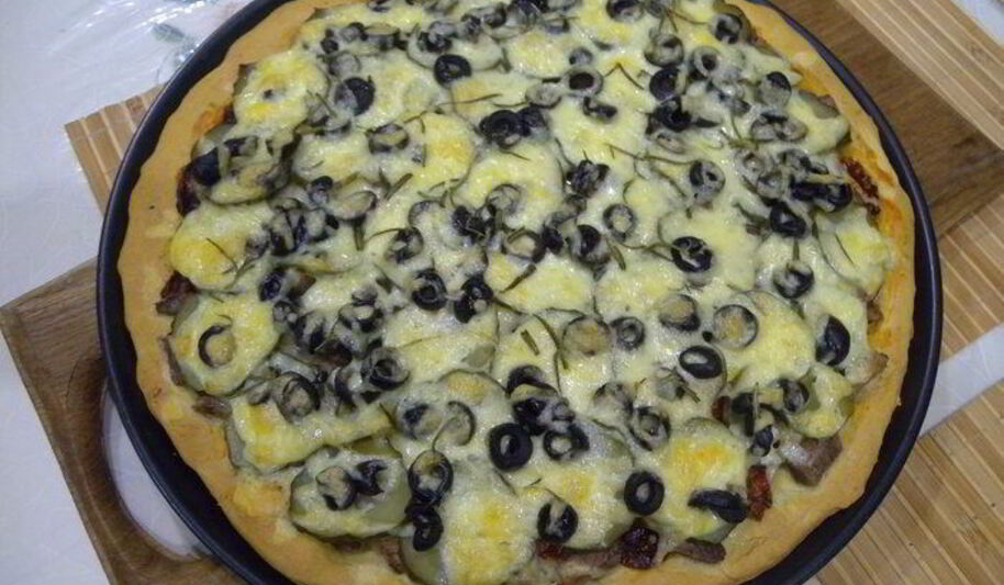 Рецепт пиццы без дрожжей