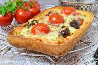 Пицца из хлеба