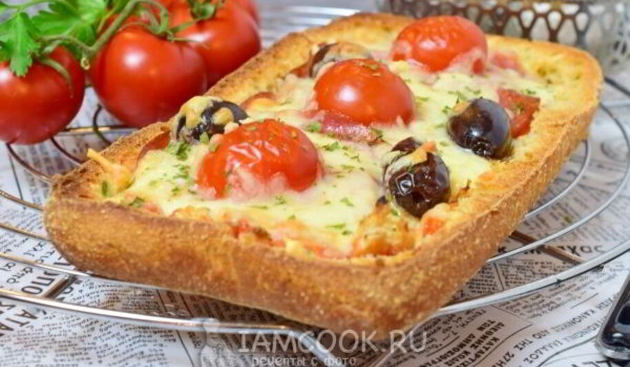 Рецепт пиццы из хлеба