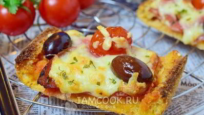 пицца из хлеба