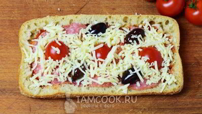 пицца из хлеба