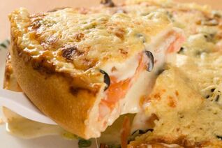 Пицца картофельная с брынзой