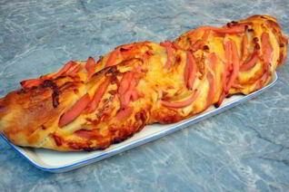 Пицца крученая необычная