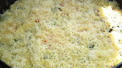 пицца на кабачковой основе