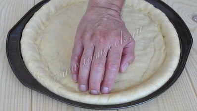 пицца пепперони с жаренной моцареллой