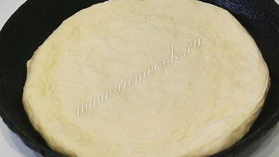 пицца постная с грибами