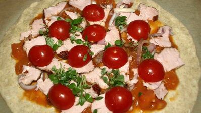 пицца с карбонадом